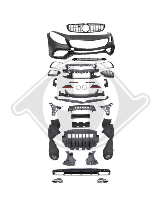 Paraurti anteriore Mercedes classe S W217 Coupe/Cabrio 14-20 (Cod. D-1648255)