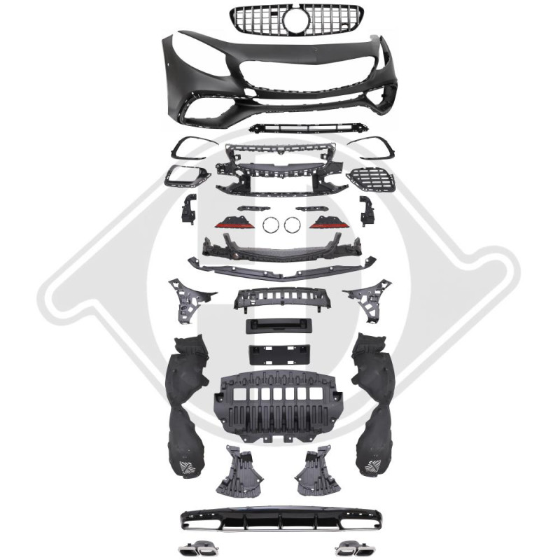 Paraurti anteriore Mercedes classe S W217 Coupe/Cabrio 14-20 (Cod. D-1648255)