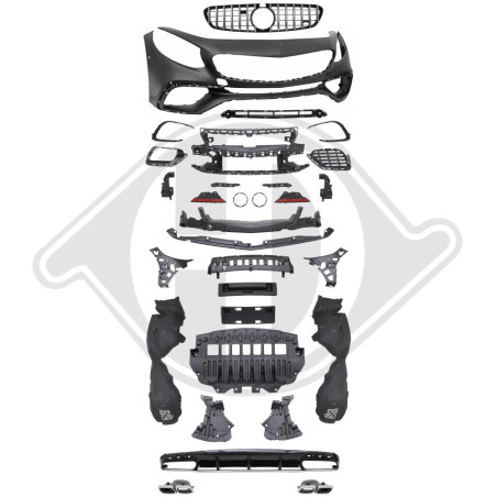 Paraurti anteriore Mercedes classe S W217 Coupe/Cabrio 14-20 (Cod. D-1648255)