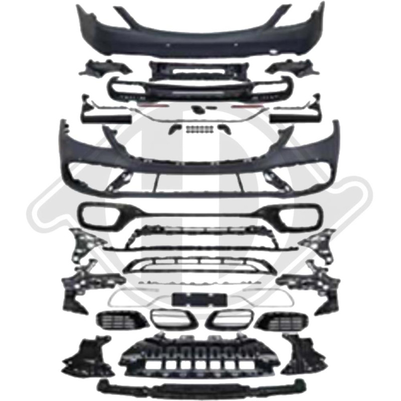 Paraurti posteriore Mercedes classe S W222 13-17 (Cod. D-1648352)