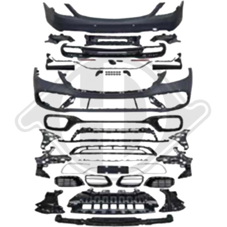 Paraurti posteriore Mercedes classe S W222 13-17 (Cod. D-1648352)