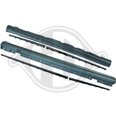 Set Minigonne sottoporta Mercedes classe S W222 13-17 (Cod. D-1648362)
