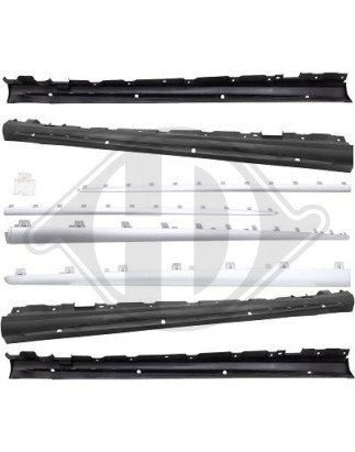 Set Minigonne sottoporta Mercedes classe S W222 13-17 (Cod. D-1648462)