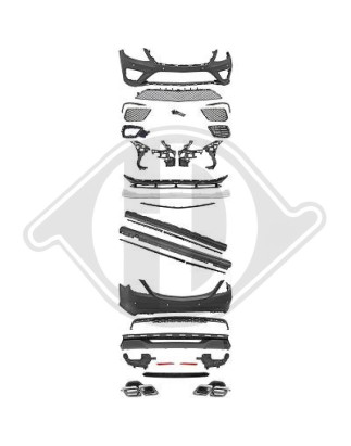 Paraurti anteriore Mercedes classe S W222 13-17 (Cod. D-1648550)