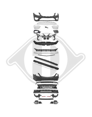 Paraurti anteriore Mercedes classe S W222 13-17 (Cod. D-1648551)