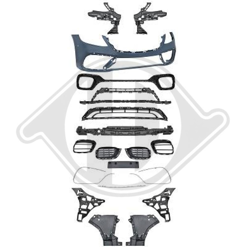 Paraurti anteriore Mercedes classe S W222 13-17 (Cod. D-1648650)