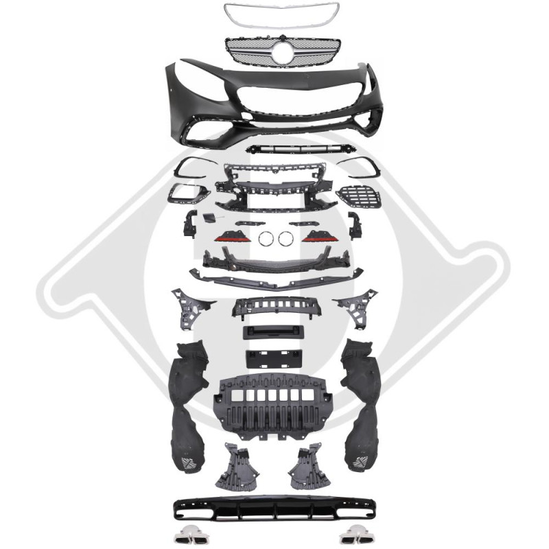 Paraurti anteriore Mercedes CLS W218 11-14 (Cod. D-1650350)