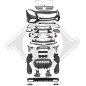 Paraurti anteriore Mercedes CLS W218 11-14 (Cod. D-1650350)