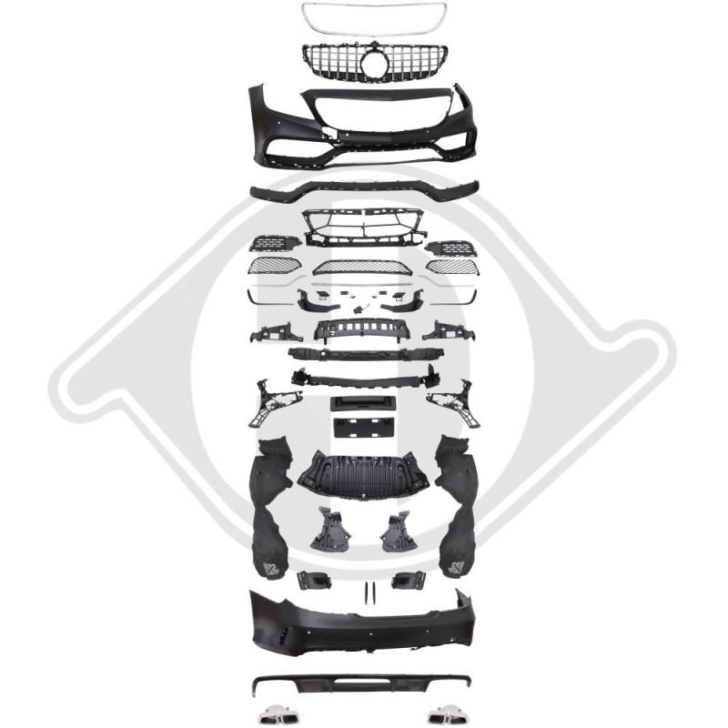 Paraurti anteriore Mercedes CLS W218 15-17 (Cod. D-1650351)
