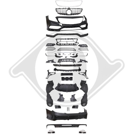 Paraurti anteriore Mercedes CLS W218 15-17 (Cod. D-1650351)