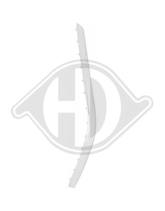 Modanatura decorativa/ protettiva Paraurti Mercedes GLK-Kl. X204 08-12 (Cod. D-1655168)