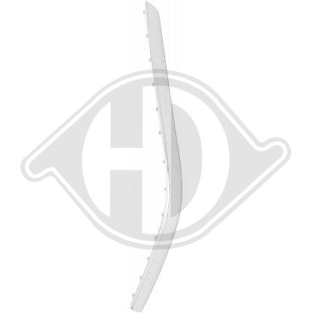 Modanatura decorativa/ protettiva Paraurti Mercedes GLK-Kl. X204 08-12 (Cod. D-1655168)