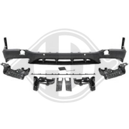 Diffusore paraurti Mercedes GLC (C253) 15-22 (Cod. D-1656257)