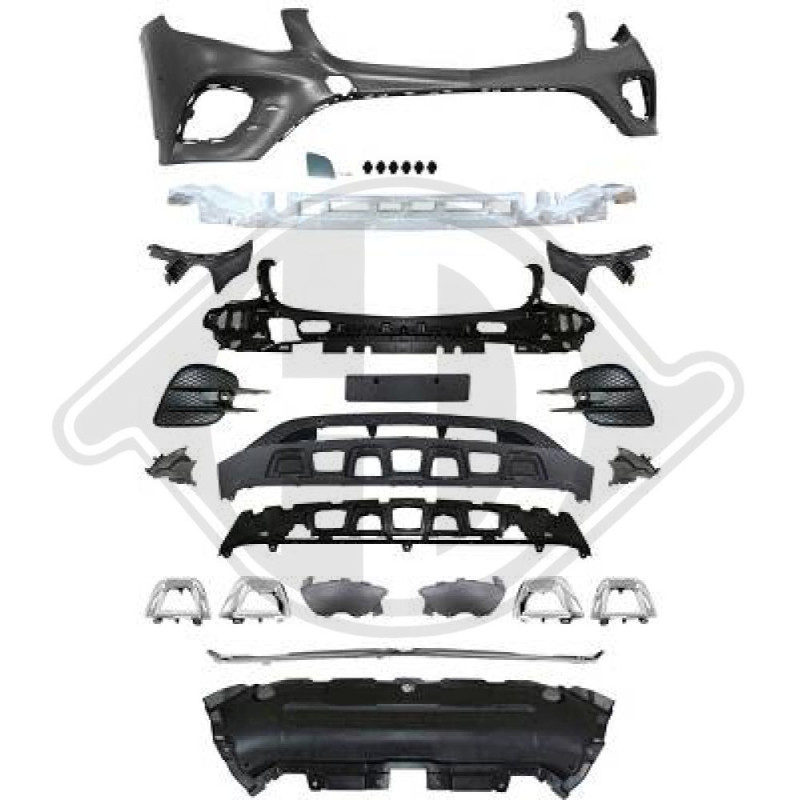 Paraurti anteriore Mercedes GLC (W253) 1.15-7.19 (Cod. D-1656350)