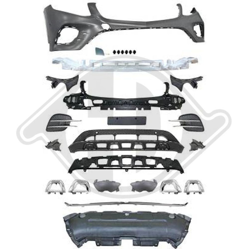Paraurti anteriore Mercedes GLC (W253) 1.15-7.19 (Cod. D-1656351)