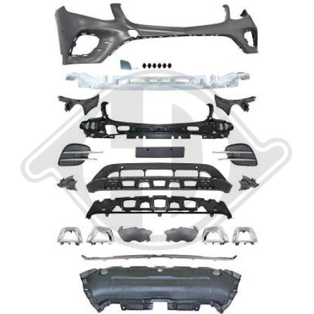 Paraurti anteriore Mercedes GLC (W253) 1.15-7.19 (Cod. D-1656351)