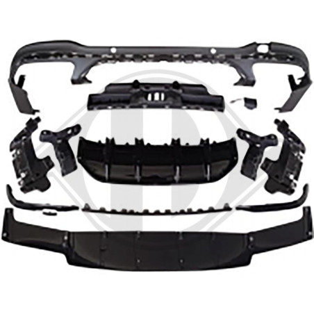 Diffusore paraurti Mercedes GLC (X253) 19-22 (Cod. D-1656358)