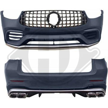 Paraurti posteriore Mercedes GLC (X253) 19-22 (Cod. D-1656450)