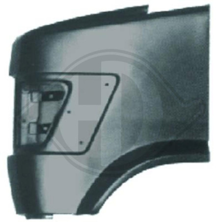 Parafango anteriore destro Mercedes 207D-410 77-95 (Cod. D-1660006)