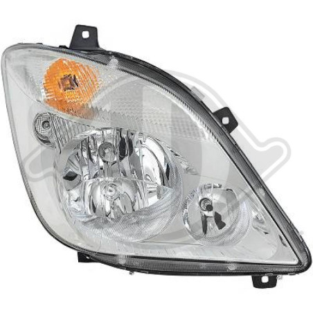 Faro principale 17N° funzioni spia: 4 Mercedes Sprinter 06-13 (Cod. D-1663080)