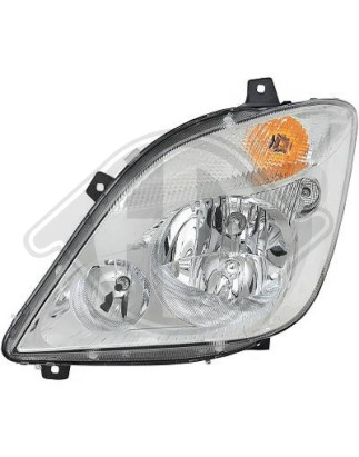 Faro principale 17N° funzioni spia: 4 Mercedes Sprinter 06-13 (Cod. D-1663081)