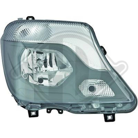 Faro principale 17N° funzioni spia: 6 Mercedes Sprinter 13-18 (Cod. D-1663180)
