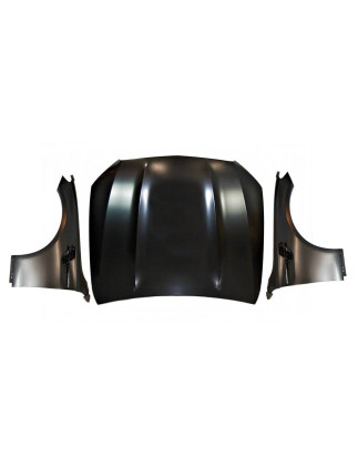 Cofano E Parafanghi Mercedes W213 2016-2019 / C238 Look AMG E63 Metallo (Cod. E-TCM02072044)