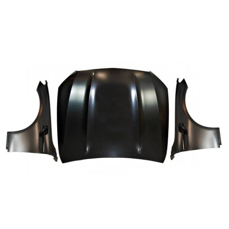 Cofano E Parafanghi Mercedes W213 2016-2019 / C238 Look AMG E63 Metallo (Cod. E-TCM02072044)