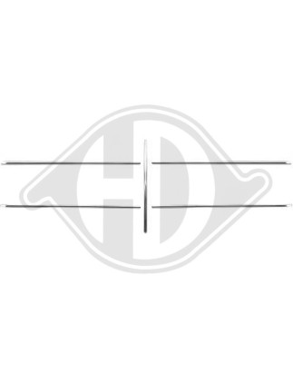 Kit modanature decorative/ protettive Griglia radiatore Mercedes C180-280(W202) 93-00 (Cod. D-167014