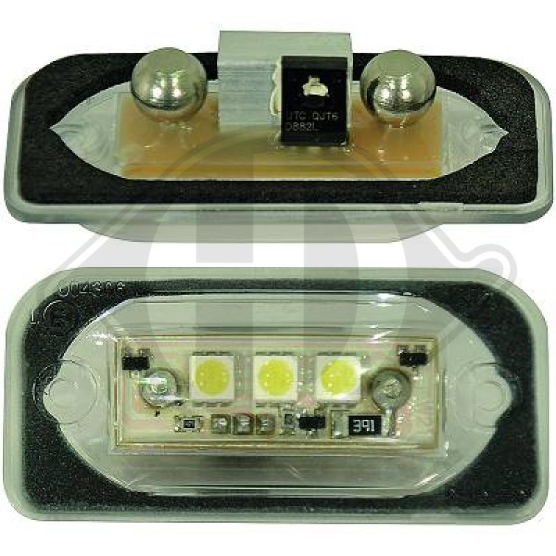 Luce targa Mercedes (C180-320)W203 00-08 (Cod. D-1671192)
