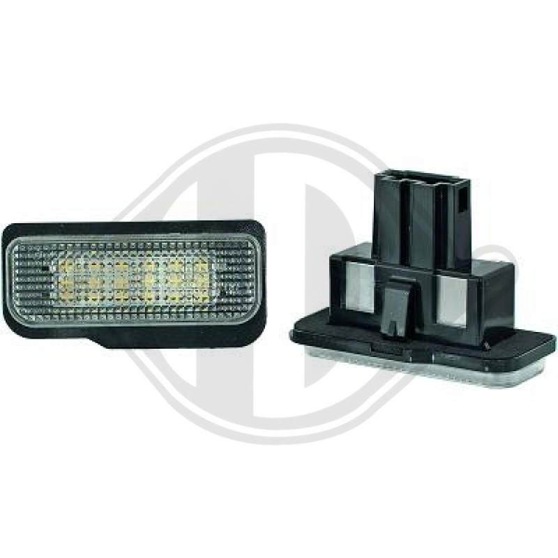 Luce targa Mercedes (C180-320)W203 00-08 (Cod. D-1671292)