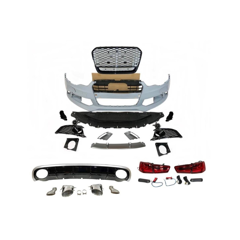 Kit Estetico Audi A6 C7 Sedan 2011-2014 Look RS6 (Cod. E-TCA01620163116)