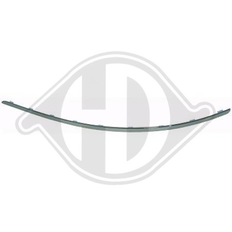 Modanatura decorativa/ protettiva Paraurti Mercedes classe C W204 07-11 (Cod. D-1672069)