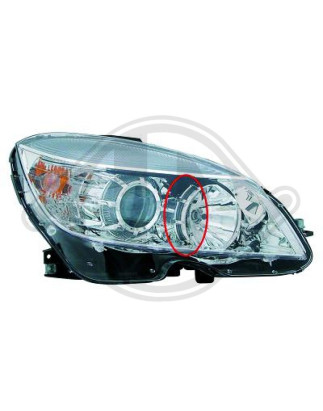 Faro anteriore sinistro Mercedes classe C W204 07-11 (Cod. D-1672081)
