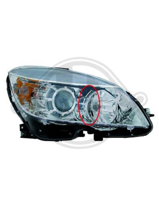 Faro anteriore destro Mercedes classe C W204 07-11 (Cod. D-1672082)