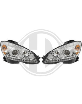 SET FARI ANTERIORI Mercedes classe C W204 07-11 (Cod. D-1672480)