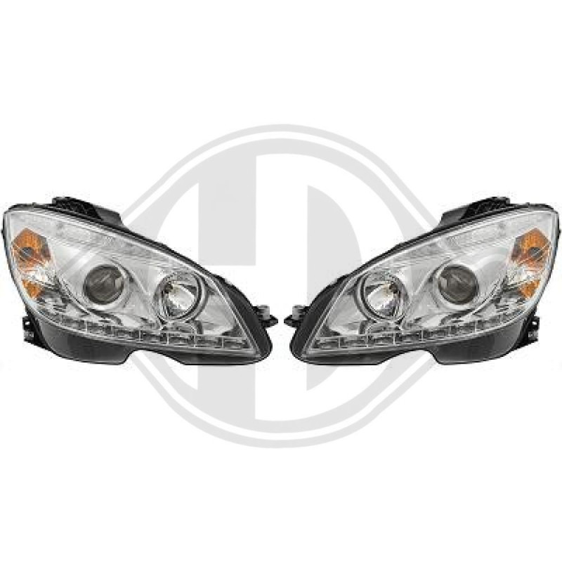SET FARI ANTERIORI Mercedes classe C W204 07-11 (Cod. D-1672480)