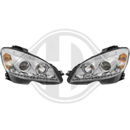 SET FARI ANTERIORI Mercedes classe C W204 07-11 (Cod. D-1672480)