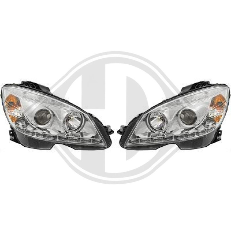 SET FARI ANTERIORI Mercedes classe C W204 07-11 (Cod. D-1672485)