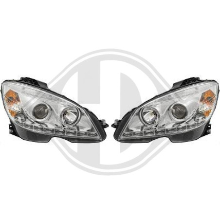 SET FARI ANTERIORI Mercedes classe C W204 07-11 (Cod. D-1672485)