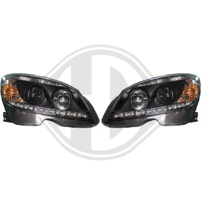 SET FARI ANTERIORI Mercedes classe C W204 07-11 (Cod. D-1672580)