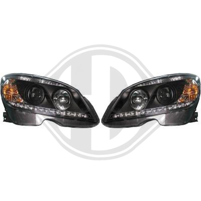 SET FARI ANTERIORI Mercedes classe C W204 07-11 (Cod. D-1672585)