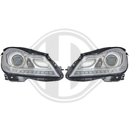 SET FARI ANTERIORI Mercedes classe C W204 11-15 (Cod. D-1672886)