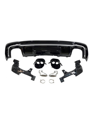 Diffusore Posteriore Audi A4 2020+ Look RS4 (Cod. E-TCA0268)
