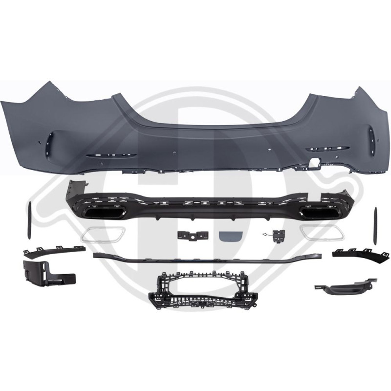 Paraurti posteriore Mercedes classe C W206 Lim/Cpe/Tour. 21- (Cod. D-1674355)