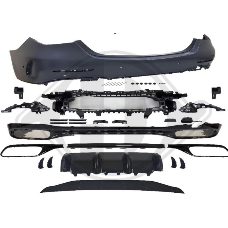 Paraurti posteriore Mercedes classe C W206 Lim/Cpe/Tour. 21- (Cod. D-1674357)