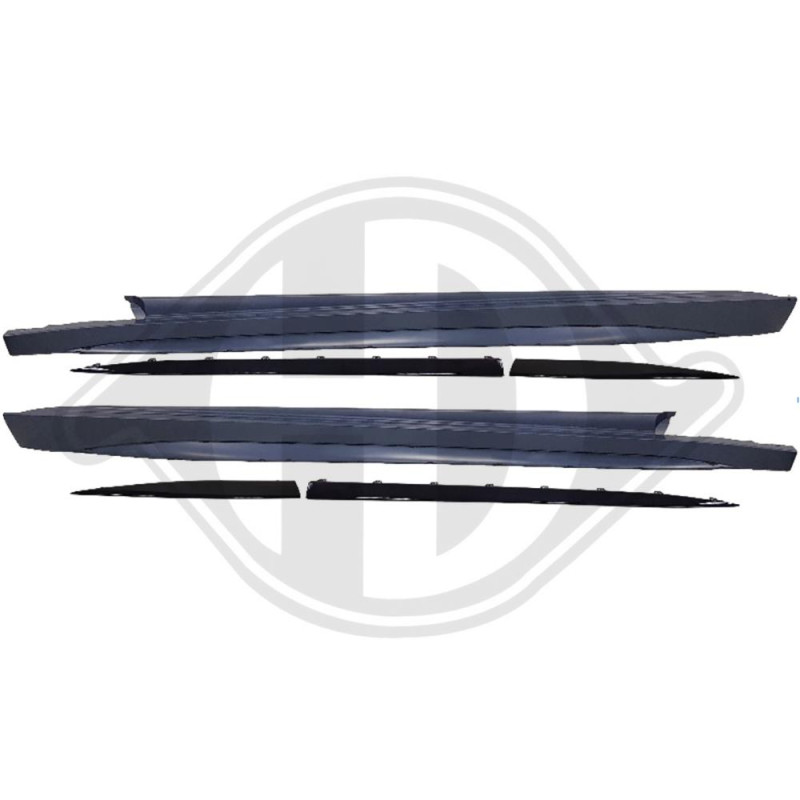 Set Minigonne sottoporta Mercedes classe C W206 Lim/Cpe/Tour. 21- (Cod. D-1674362)