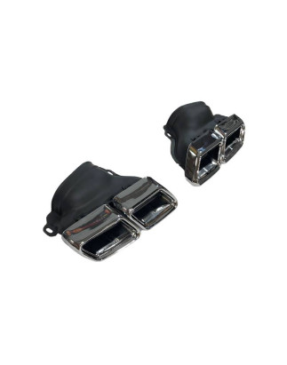 Terminali Di Uscita Di Scarico Mercedes W222 S65 (Cod. E-SIL0135)