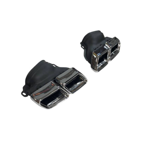 Terminali Di Uscita Di Scarico Mercedes W222 S65 (Cod. E-SIL0135)