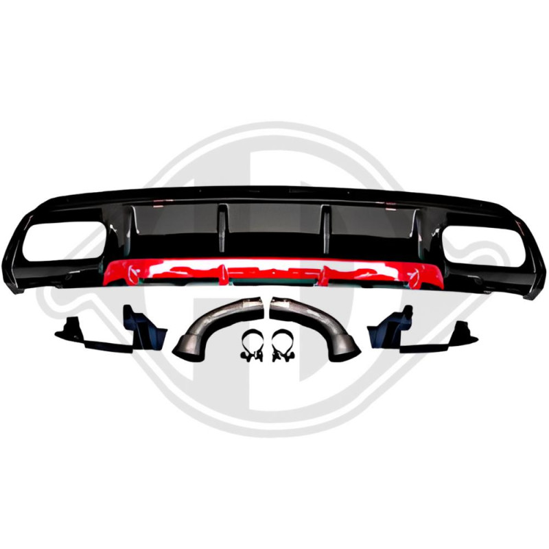 Diffusore paraurti Mercedes classe A W176 AMG Look 12-18 (Cod. D-1682158) Diffusore paraurti Mercedes classe A W176 AMG Look 12-18 (Cod. D-1682158)